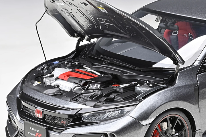 73221 1/18 HONDA CIVIC TYPE R (FK8) 2021 (POLISHED METAL METALLIC)