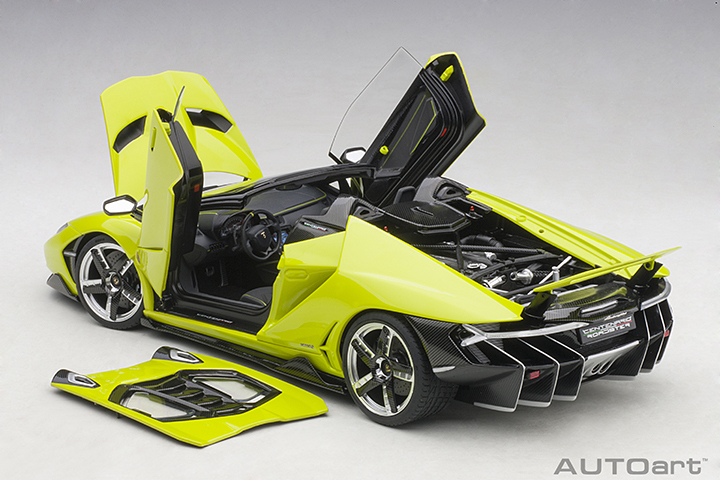 79118 1/18 LAMBORGHINI CENTENARIO ROADSTER (VERDE SCANDAL/SOLID LIGHT GREEN)