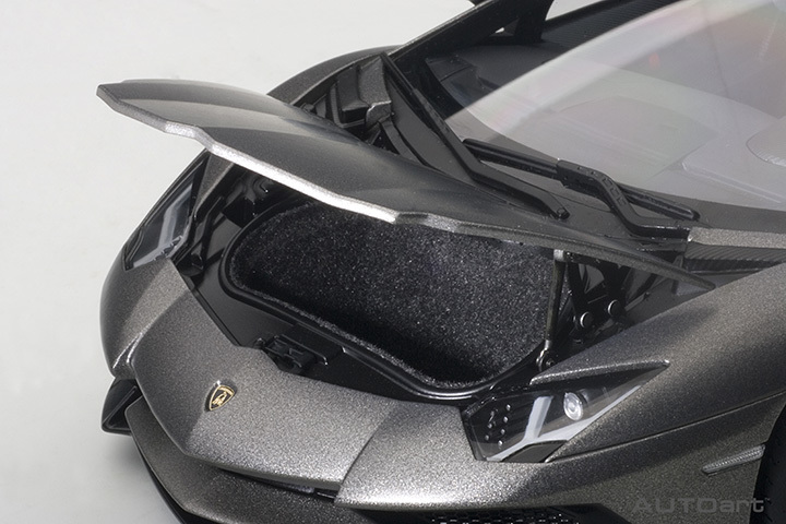 74554 1/18 LAMBORGHINI AVENTADOR LP750-4 SV (GRIGIO TITANS/MATT GREY)