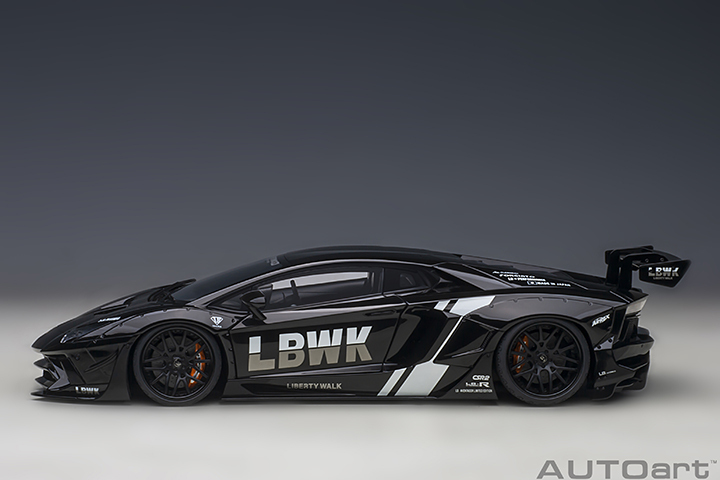 79244 1/18 LIBERTY WALK LB-WORKS LAMBORGHINI AVENTADOR LIMITED EDITION (LBWK LIVERY)