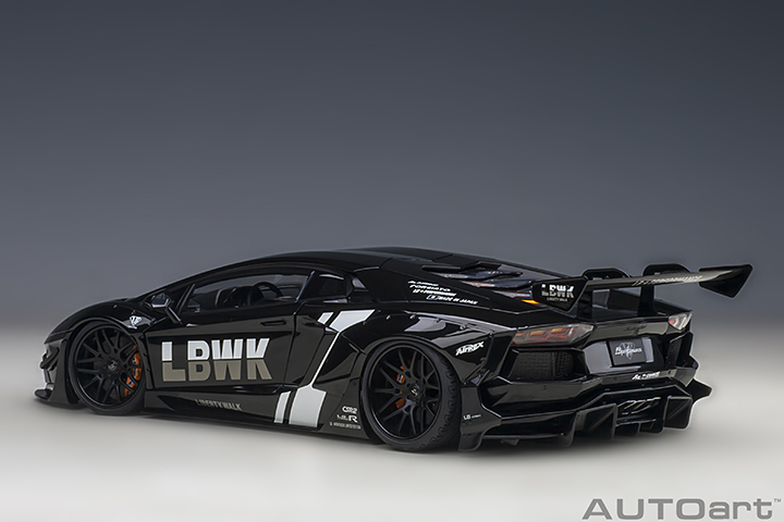 79244 1/18 LIBERTY WALK LB-WORKS LAMBORGHINI AVENTADOR LIMITED EDITION (LBWK LIVERY)