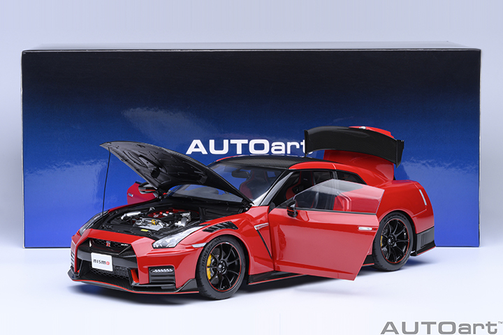 77502 1/18 NISSAN GT-R (R35) NISMO 2022 SPECIAL EDITION (VIBRANT RED)