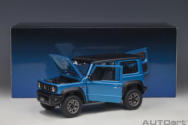 78507 1/18 SUZUKI JIMNY SIERRA (JB74)(BRISK BLUE METALLIC / BLACK ROOF)