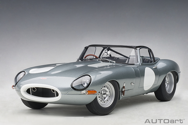 73646 1/18 JAGUAR LIGHTWEIGHT E-TYPE (SILVER)