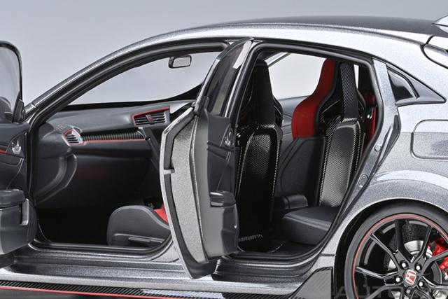 73221 1/18 HONDA CIVIC TYPE R (FK8) 2021 (POLISHED METAL METALLIC)