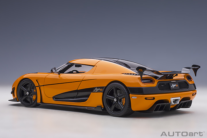 79023 1/18 KOENIGSEGG AGERA RS (CONE ORANGE/CARBON BLACK/BLACK ACCENTS)