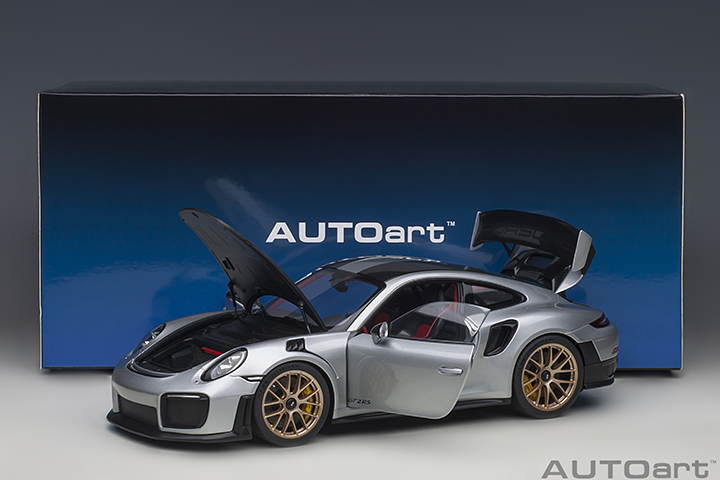 78174 1/18 PORSCHE 911 (991.2) GT2 RS WEISSACH PACKAGE ( GT SILVER )