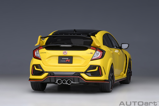 73225 1/18 HONDA CIVIC TYPE R (FK8) LIMITED EDITION (SUNLIGHT YELLOW)