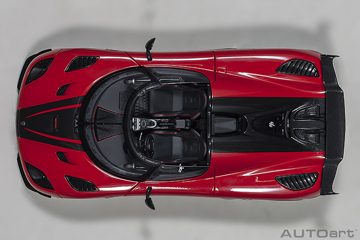 79022 1/18 KOENIGSEGG AGERA RS (CHILLI RED/CARBON BLACK/BLACK ACCENTS)