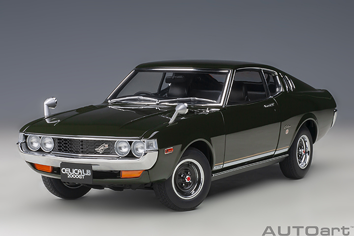 78768 1/18 TOYOTA CELICA LIFTBACK 2000GT (RA25) 1973 (MOSS GREEN)