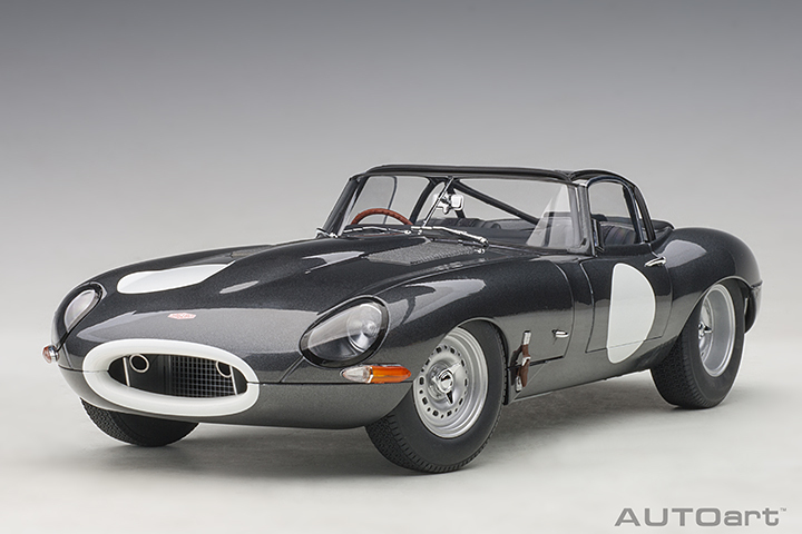 73647 1/18 JAGUAR LIGHTWEIGHT E-TYPE (DARK GREY)