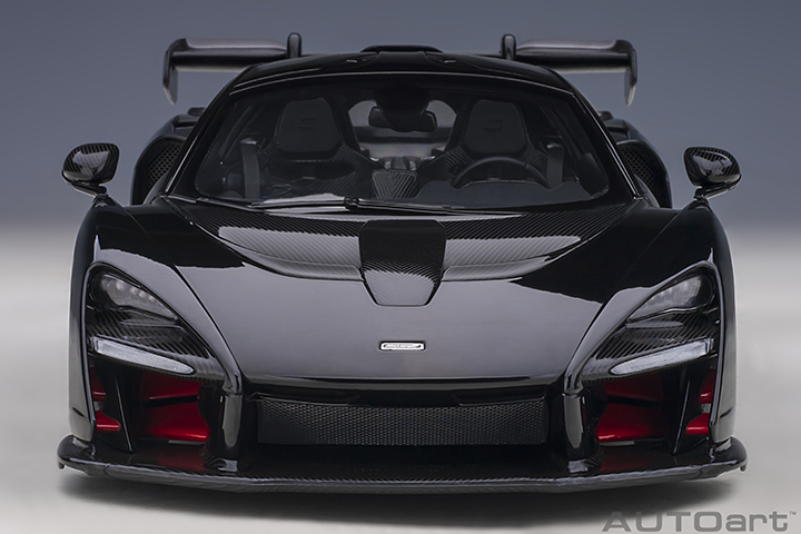 76076 1/18 McLAREN SENNA (STEALTH COSMOS/BLACK)