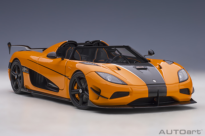 79023 1/18 KOENIGSEGG AGERA RS (CONE ORANGE/CARBON BLACK/BLACK ACCENTS)