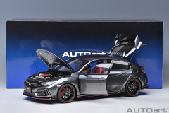 73221 1/18 HONDA CIVIC TYPE R (FK8) 2021 (POLISHED METAL METALLIC)