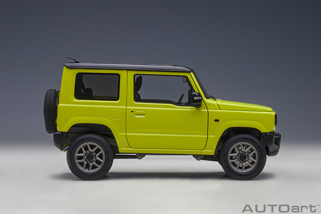 78501 1/18 SUZUKI JIMNY (JB64)(KINETIC YELLOW / BLUISH BLACK PEARL METALLIC ROOF)