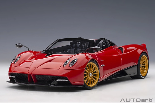 Pagani Huayra Roadster 1/18 - AUTOart (Rosso Monza) - Collection