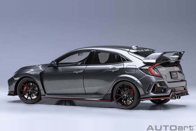 73221 1/18 HONDA CIVIC TYPE R (FK8) 2021 (POLISHED METAL METALLIC)