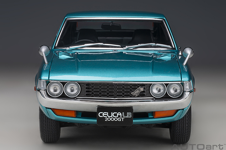 78767 1/18 TOYOTA CELICA LIFTBACK 2000GT (RA25) 1973 (TURQUOISE BLUE METALLIC)