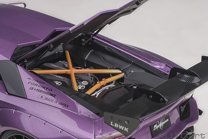 79242 1/18 LIBERTY WALK LB-WORKS LAMBORGHINI AVENTADOR LIMITED EDITION (VIOLA SE30/CARBON BONNET)