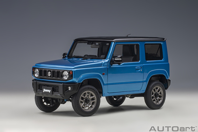 78502 1/18 SUZUKI JIMNY (JB64)(BRISK BLUE METALLIC / BLACK ROOF)