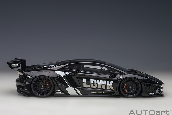 79244 1/18 LIBERTY WALK LB-WORKS LAMBORGHINI AVENTADOR LIMITED EDITION (LBWK LIVERY)