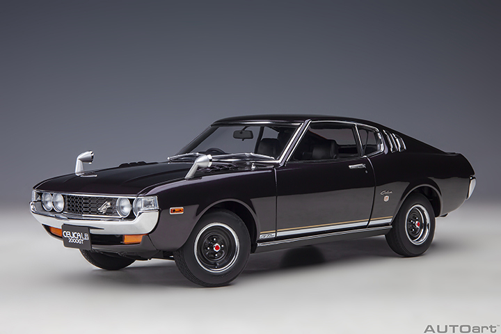 78769 1/18 TOYOTA CELICA LIFTBACK 2000GT (RA25) 1973 (DARK PURPLE METALLIC)