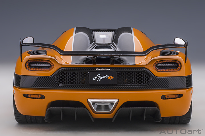 79023 1/18 KOENIGSEGG AGERA RS (CONE ORANGE/CARBON BLACK/BLACK ACCENTS)