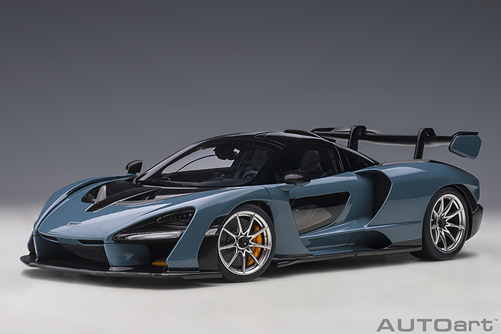 76077 1/18 McLAREN SENNA (VISION VICTORY/GREY)