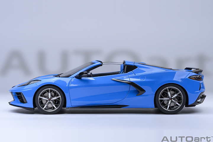 71281 1/18 CHEVROLET CORVETTE C8 STINGRAY Z51 (RAPID BLUE)