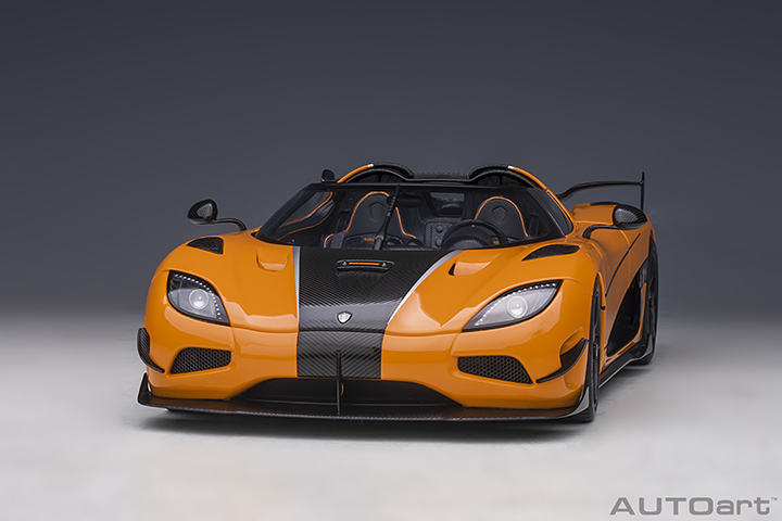 79023 1/18 KOENIGSEGG AGERA RS (CONE ORANGE/CARBON BLACK/BLACK ACCENTS)