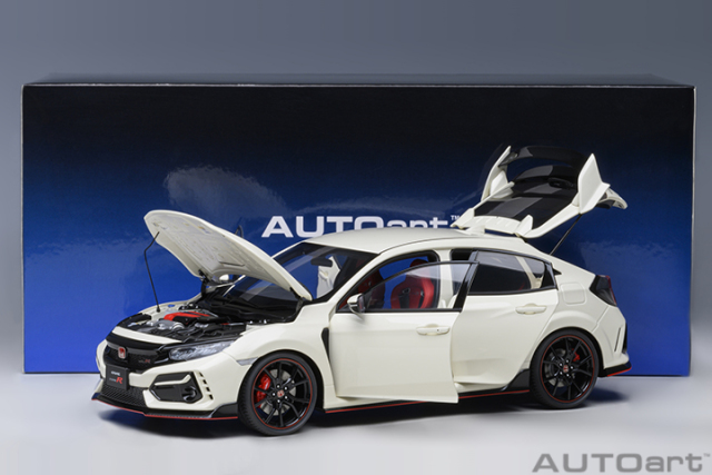 73220 1/18 HONDA CIVIC TYPE R (FK8) 2021 (CHAMPIONSHIP WHITE)