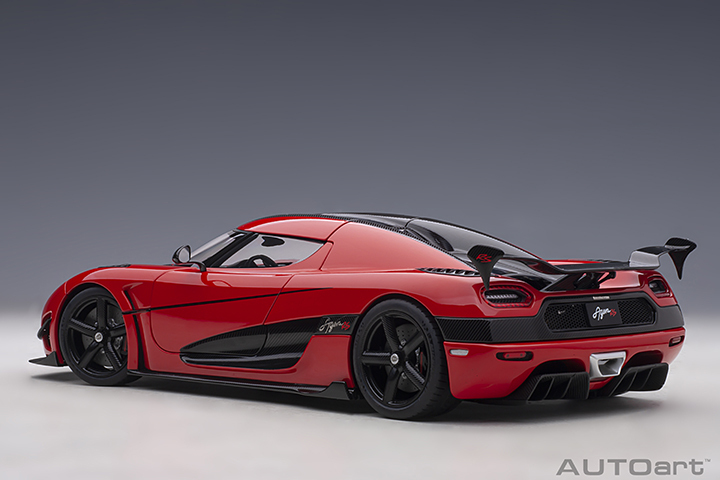 79022 1/18 KOENIGSEGG AGERA RS (CHILLI RED/CARBON BLACK/BLACK ACCENTS)