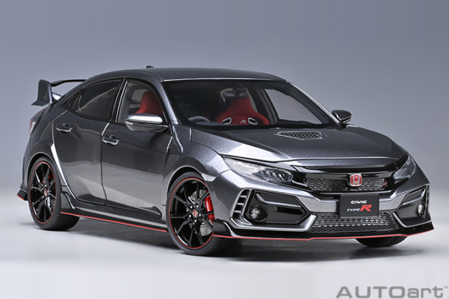 73221 1/18 HONDA CIVIC TYPE R (FK8) 2021 (POLISHED METAL METALLIC)