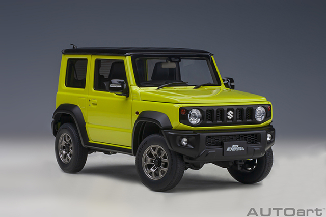 78506 1/18 SUZUKI JIMNY SIERRA (JB74)(KINETIC YELLOW / BLACK ROOF)