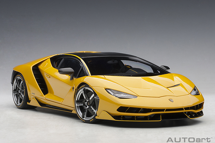 79115 1/18 LAMBORGHINI CENTENARIO (NEW GIALLO ORION/METALLIC YELLOW)