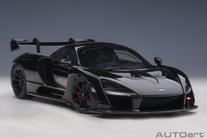 76076 1/18 McLAREN SENNA (STEALTH COSMOS/BLACK)