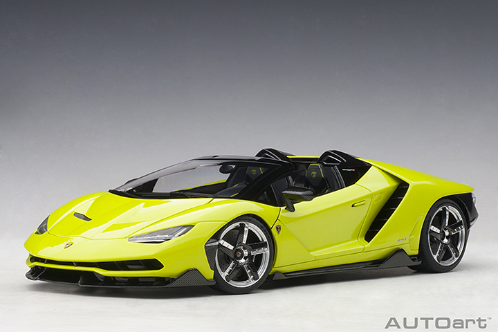 79118 1/18 LAMBORGHINI CENTENARIO ROADSTER (VERDE SCANDAL/SOLID LIGHT GREEN)