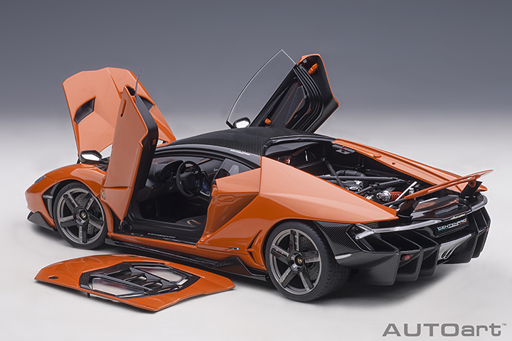 79201 1/18 LAMBORGHINI CENTENARIO (ARANCIO ARGOS/PEARL ORANGE)