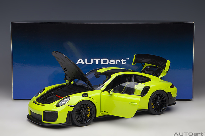 78187 1/18 PORSCHE 911 (991.2) GT2 RS WEISSACH PACKAGE (ACID GREEN)