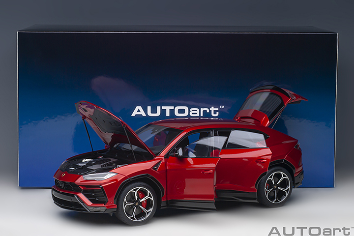 79170 1/18 LAMBORGHINI URUS (ROSSO EFESTO/PEARL RED)