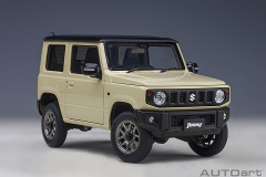 78500 1/18 SUZUKI JIMNY (JB64)(CHIFFON IVORY METALLIC/ BLACK ROOF)