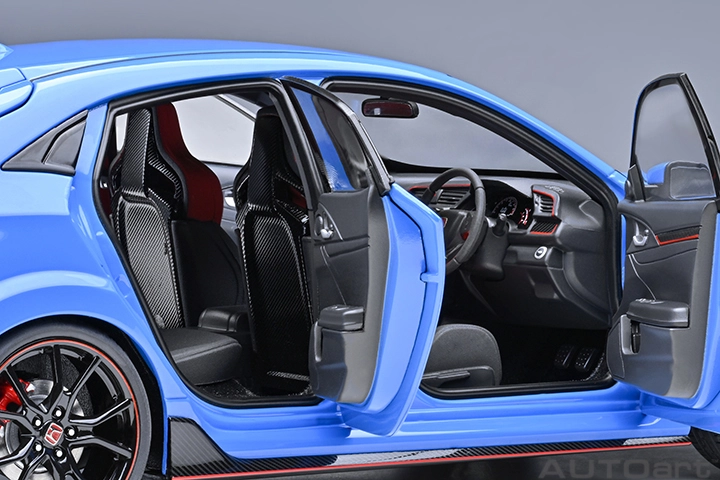 73224 1/18 HONDA CIVIC TYPE R (FK8) 2021 (RACING BLUE PEARL)