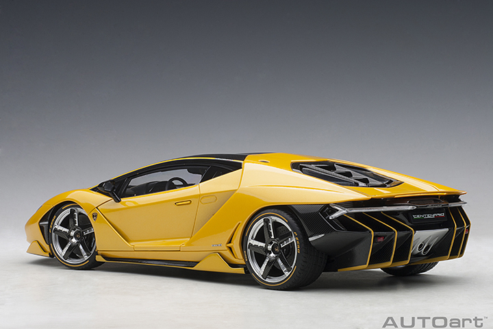 79115 1/18 LAMBORGHINI CENTENARIO (NEW GIALLO ORION/METALLIC YELLOW)