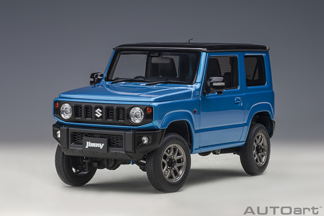 78502 1/18 SUZUKI JIMNY (JB64)(BRISK BLUE METALLIC / BLACK ROOF)