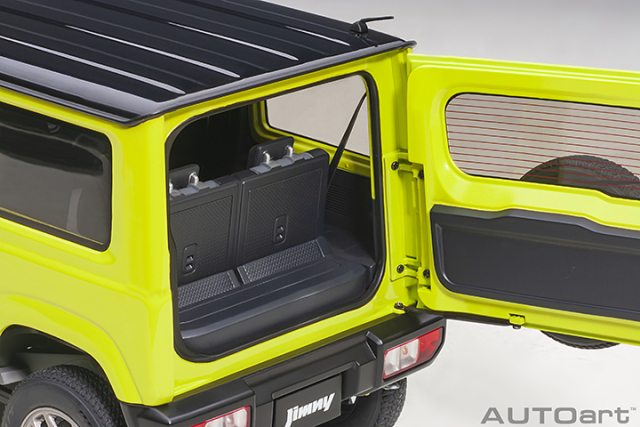 78501 1/18 SUZUKI JIMNY (JB64)(KINETIC YELLOW / BLUISH BLACK PEARL METALLIC ROOF)