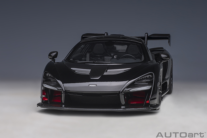 76076 1/18 McLAREN SENNA (STEALTH COSMOS/BLACK)