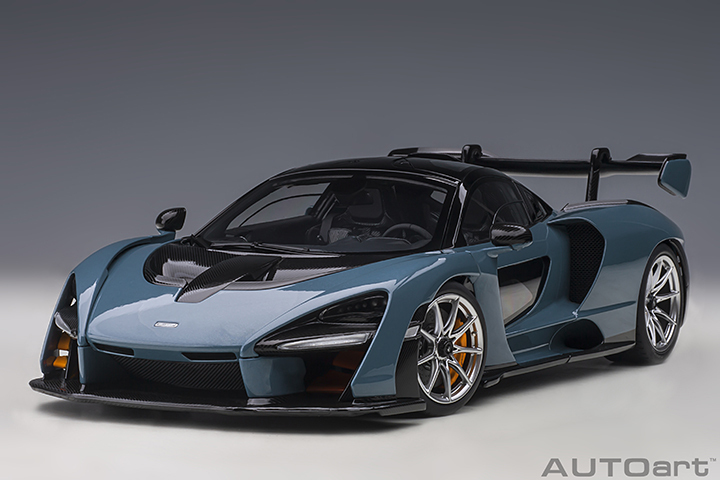 76077 1/18 McLAREN SENNA (VISION VICTORY/GREY)