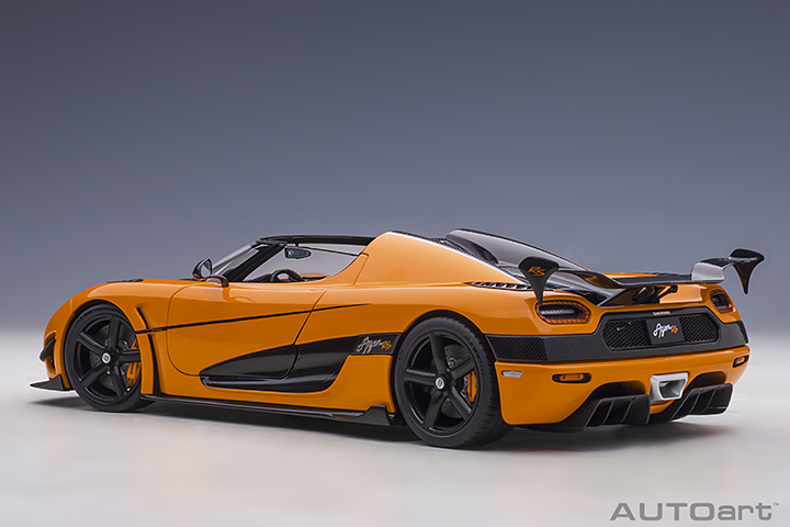 79023 1/18 KOENIGSEGG AGERA RS (CONE ORANGE/CARBON BLACK/BLACK ACCENTS)