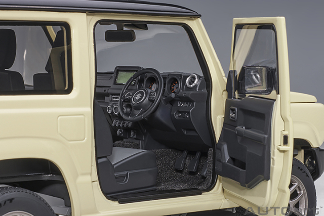 78500 1/18 SUZUKI JIMNY (JB64)(CHIFFON IVORY METALLIC/ BLACK ROOF)