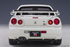 77406 1/18 NISSAN SKYLINE GT-R (R34) V-SPEC II (WHITE PEARL)